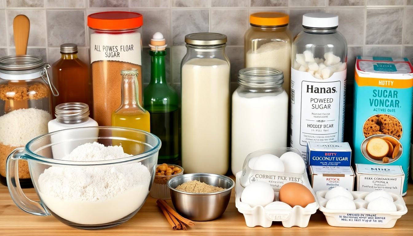 baking essentials ingredients