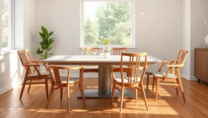 modern wood dining chairs