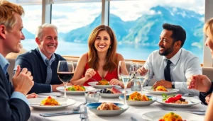 norwegian cruise line dining